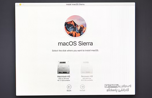 macOS را در حالت بازیابی (Recovery) مجدد نصب کنید.jpg